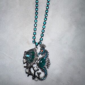 Betsey Johnson seahorse necklace